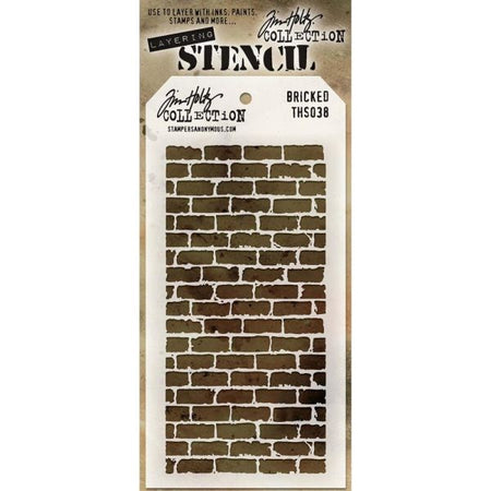 Tim Holtz Layering Stencil - Bricked