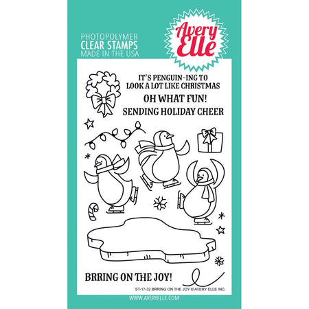 Avery Elle Clear Stamps - Bring On The Joy
