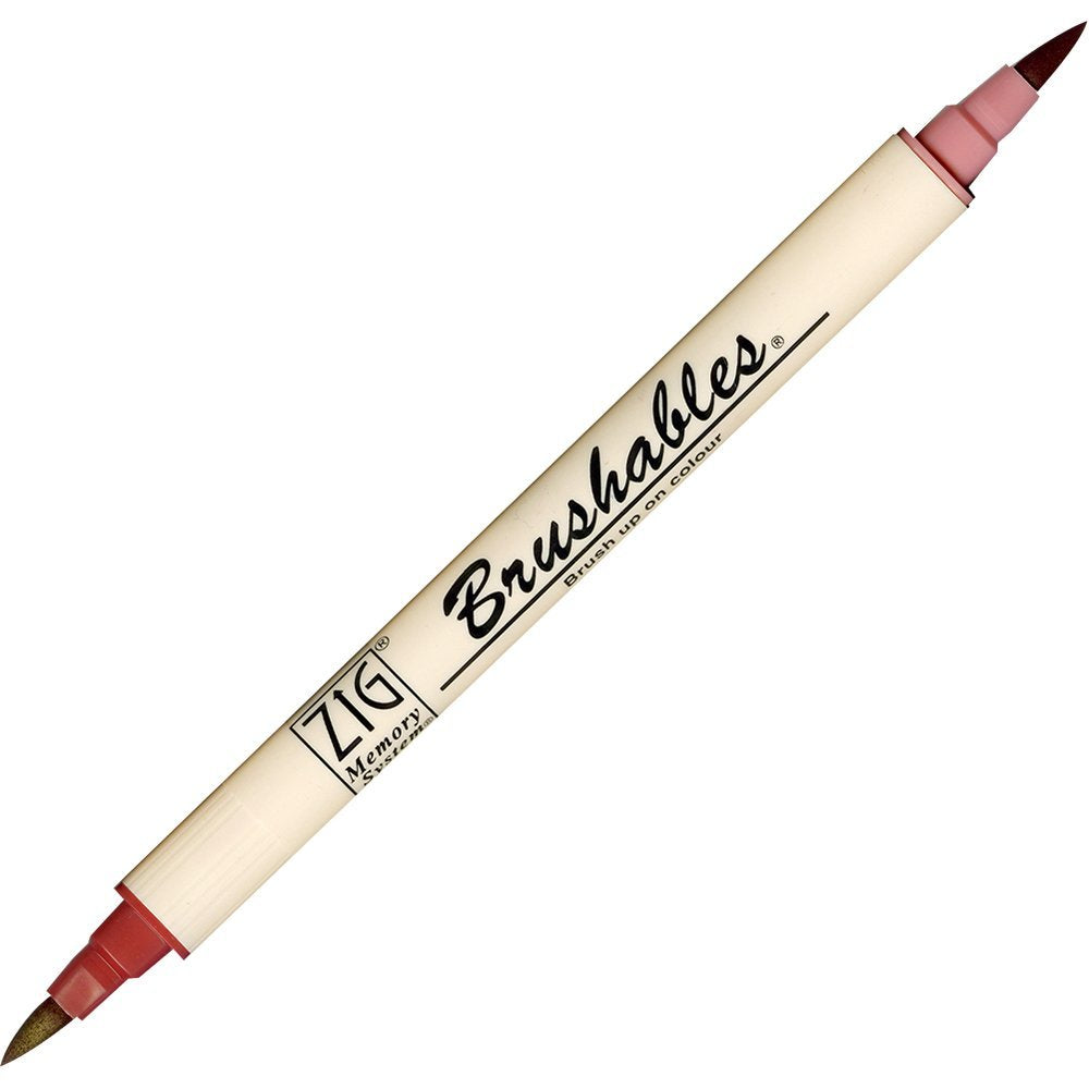 Zig Brushables Pen - Antique Burgandy