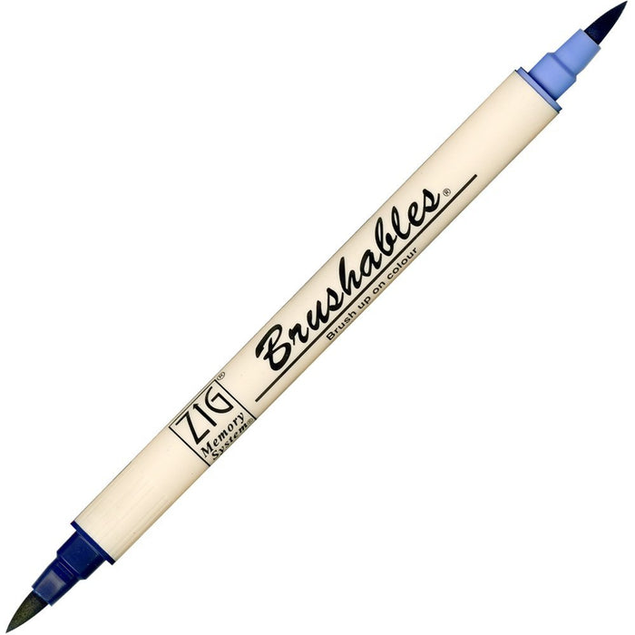 Zig Brushables Pen - Navy