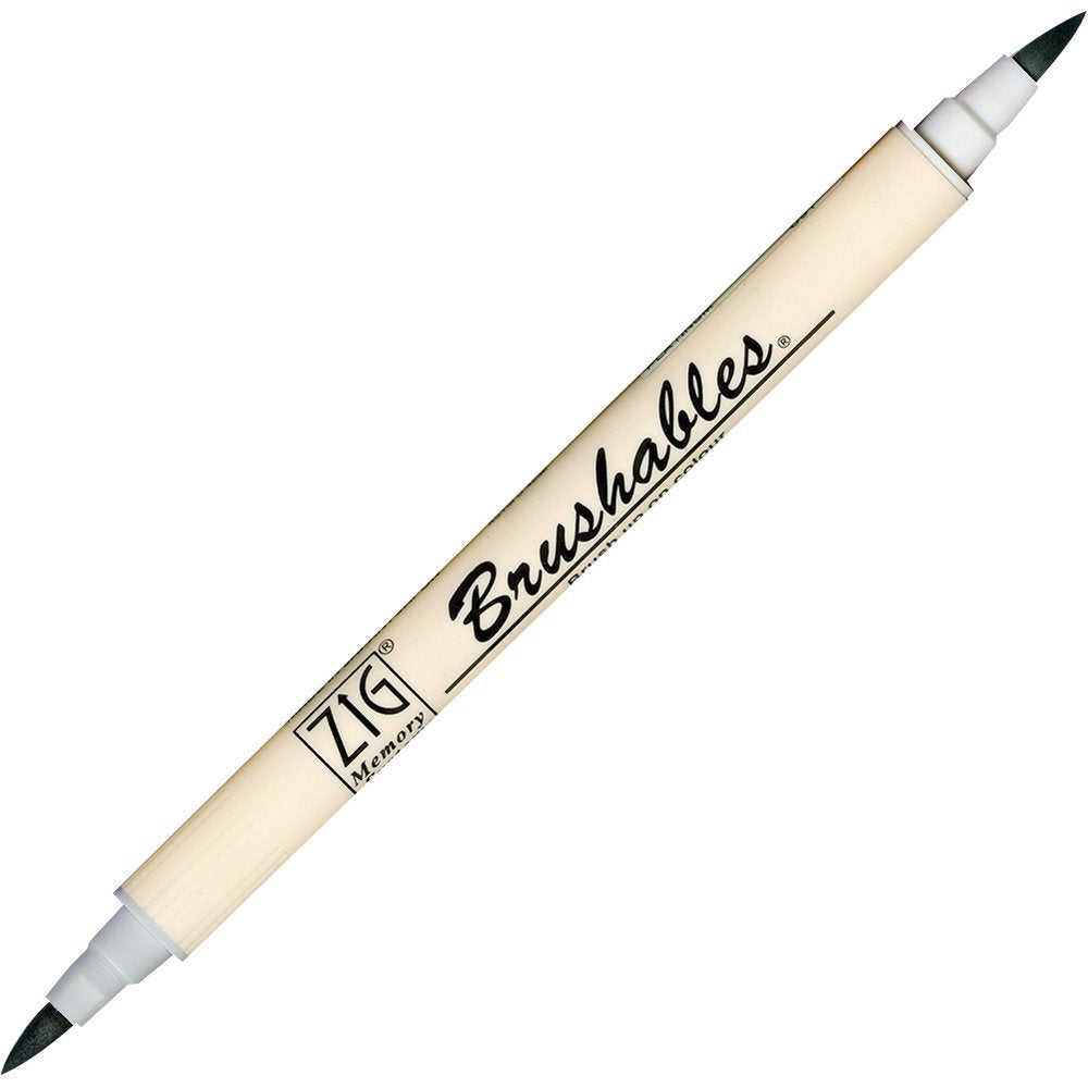 Zig Brushables Pen - Platinum