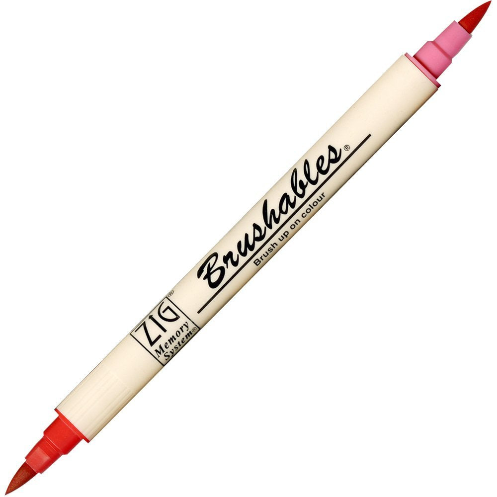 Zig Brushables Pen - Pure Red
