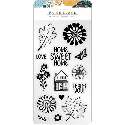 American Crafts Paige Evans Bungalow Lane - Clear Stamps