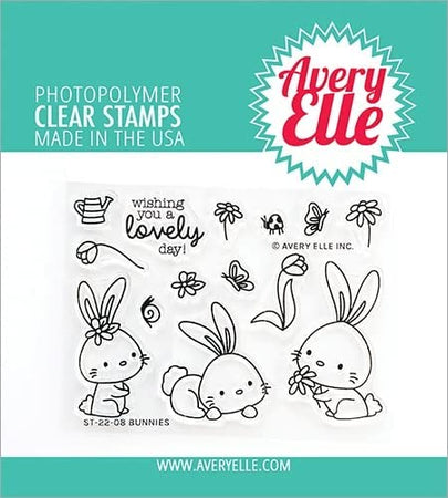 Avery Elle Clear Stamps - Bunnies