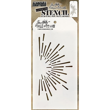 Tim Holtz Layering Stencil - Burst