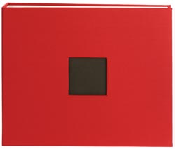 American Crafts 12x12 D-Ring Album Cardinal