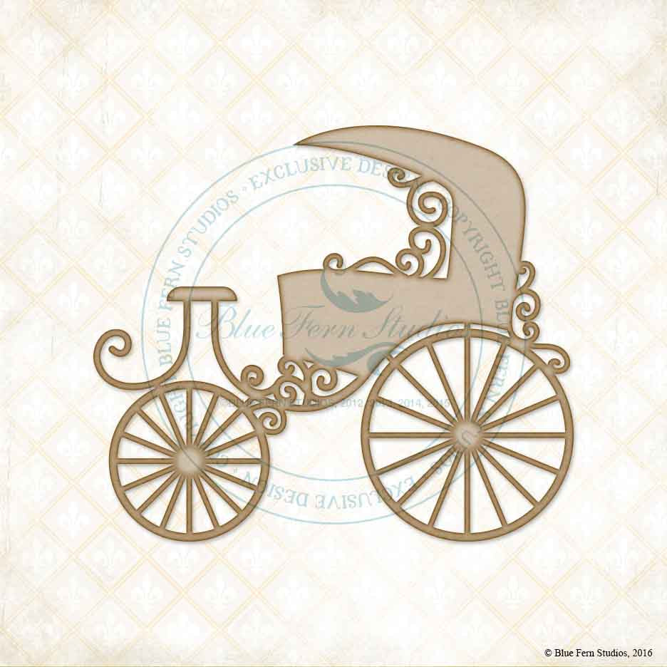 Blue Fern Studios Chipboard - Carriage