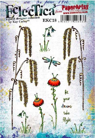 PaperArtsy Stamp Set - Eclectica�� Kay Carley 18