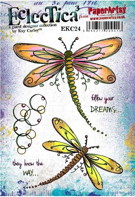 PaperArtsy Stamp Set - Eclectica�� Kay Carley 24