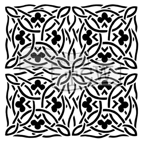 Crafter's Workshop 6x6 Template - Celtic Design