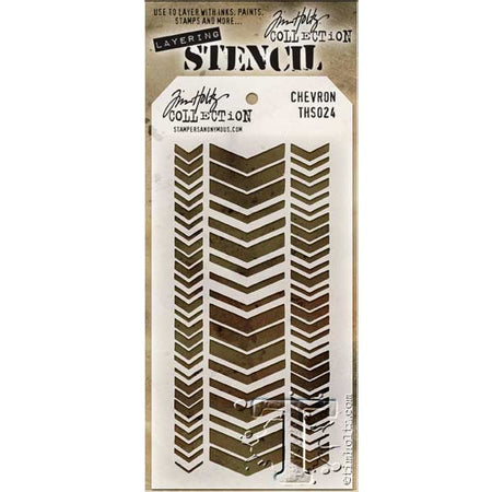 Tim Holtz Layering Stencil - Chevron