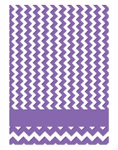 Couture Creations Embossing Folder - Chevron