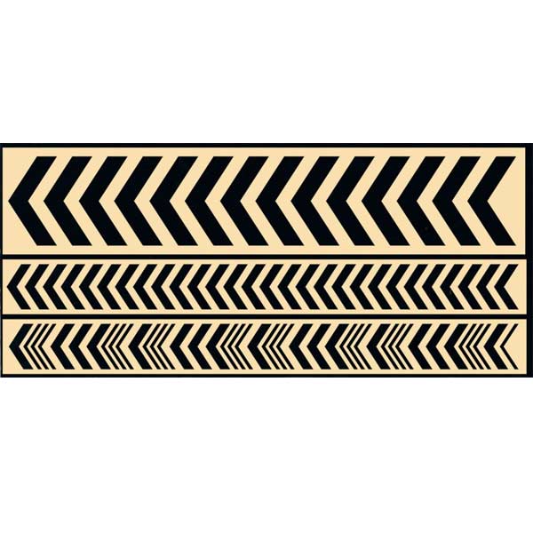 Dusty Attic - Small Chevrons