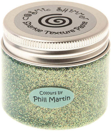 Cosmic Shimmer Sparkle Texture Paste - Chic Moss