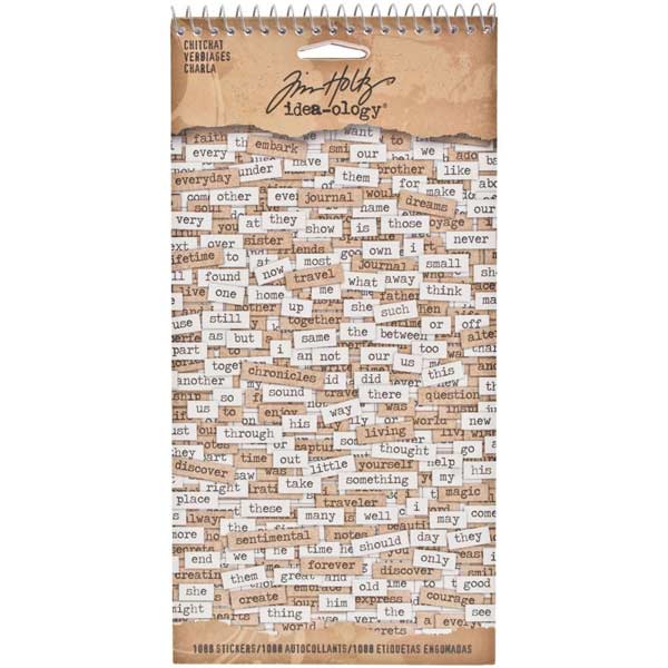 Tim Holtz Chitchat Stickers