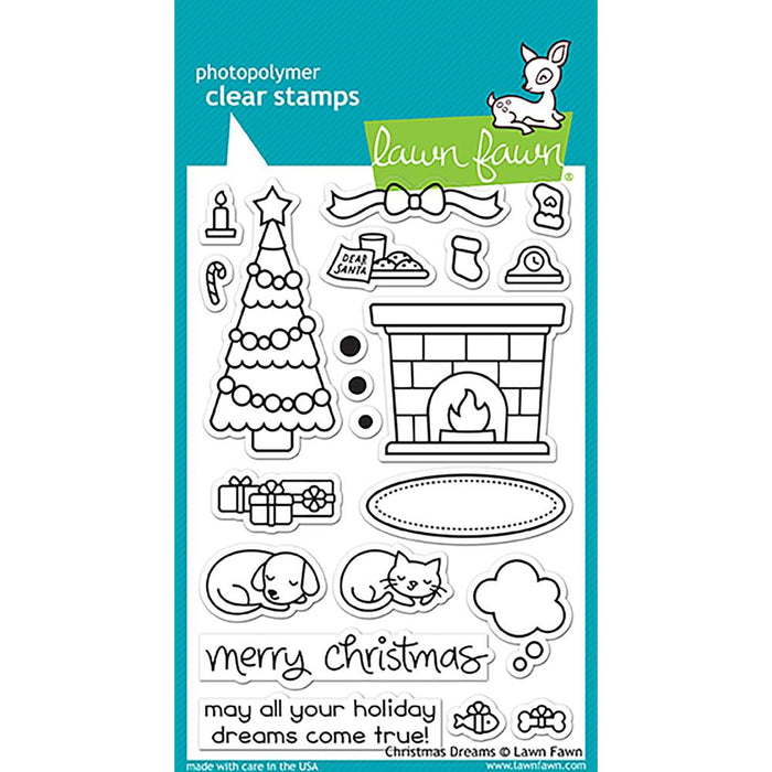 Lawn Fawn Clear Stamps - Christmas Dreams