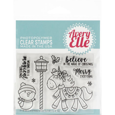 Avery Elle Clear Stamps - Christmas Magic