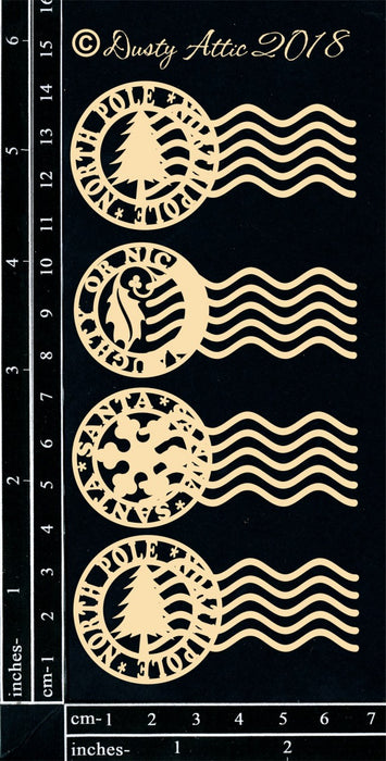 Dusty Attic - Christmas Postmarks