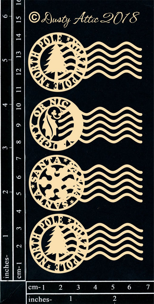 Dusty Attic - Christmas Postmarks