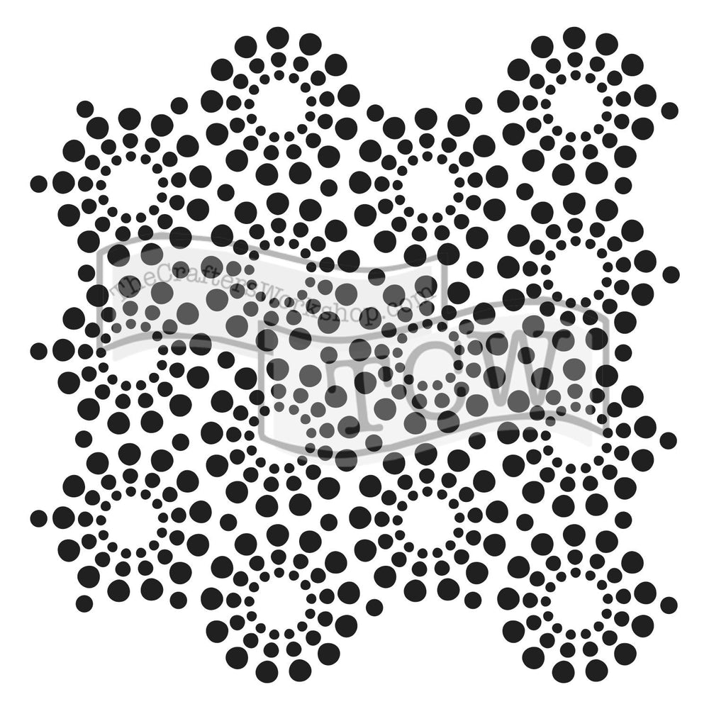 Crafter's Workshop 6x6 Template - Circle of Jewels