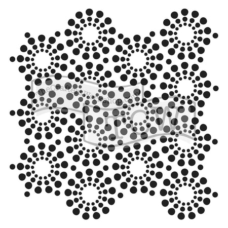 Crafter's Workshop 6x6 Template - Circle of Jewels