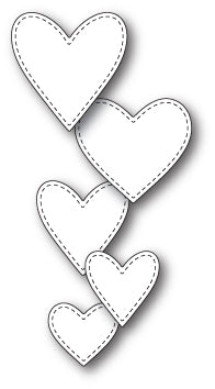 Memory Box Die - Classic Stitched Heart Collection