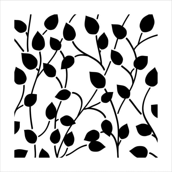 Crafter's Workshop 6x6 Template - Climbing Vine Reversed