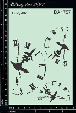 Dusty Attic Stencil - Clockworks #2