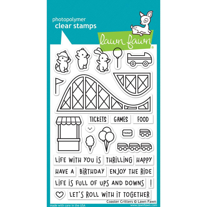 Lawn Fawn Clear Stamps - Coaster Critters