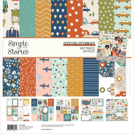 Simple Stories Safe Travels - 12x12 Collection Kit