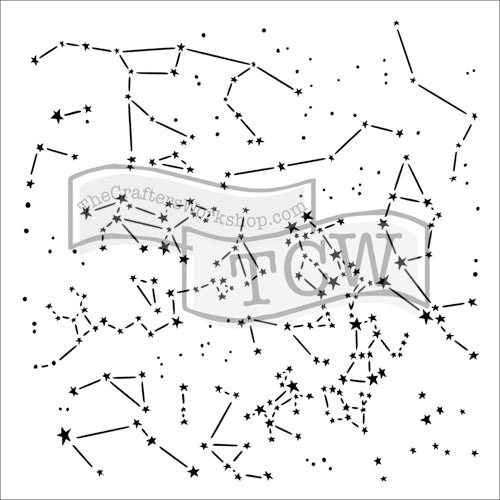 Crafter's Workshop 6x6 Template - Constellations