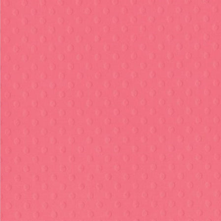 Bazzill 12x12 Dotted Swiss - Coral Reef