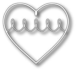 Memory Box Die - Cream Puff Heart