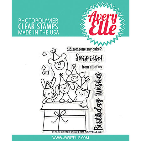 Avery Elle Clear Stamps - Critter Crew