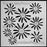 StencilGirl 6x6 Stencil - Daisies