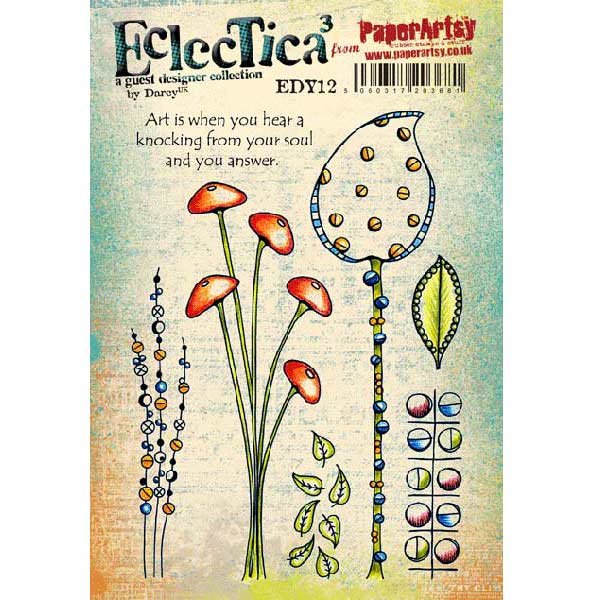 PaperArtsy Stamp Set - Eclectica�� Darcy 12
