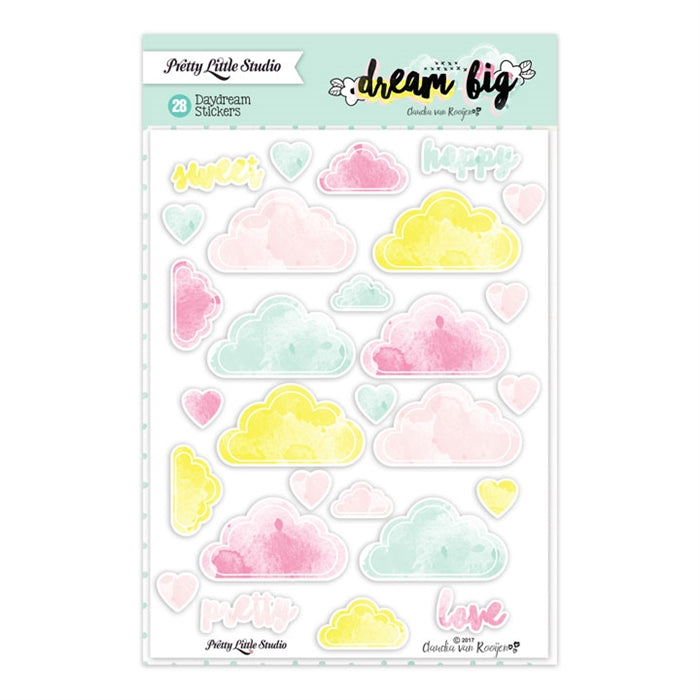 Pretty Little Studio Dream Big - Day Dream Cloud Stickers 