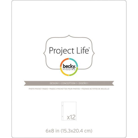 Project Life 6x8 Photo Pocket Pages - Design 1