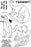 Woodware Clear Magic Singles Stamps - Dinosaurs