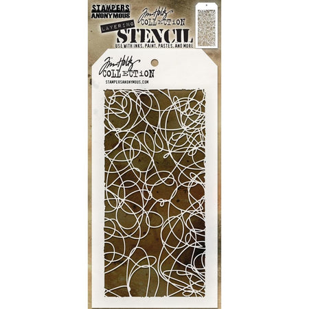 Tim Holtz Layering Stencil - Doodle