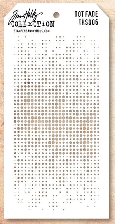 Tim Holtz Layering Stencil - Dot Fade