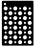 Creative Expressions Mini Stencil - Double Dots