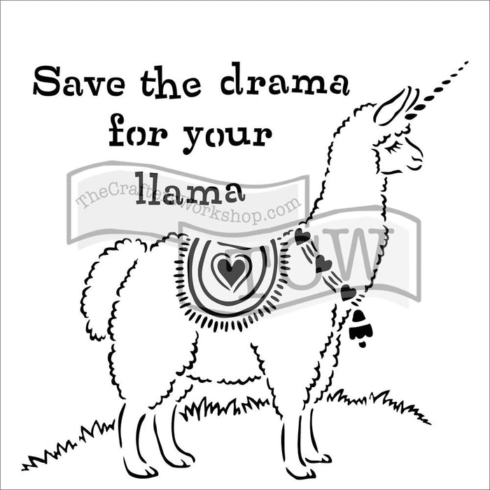 Crafter's Workshop 6x6 Template - Drama Llama