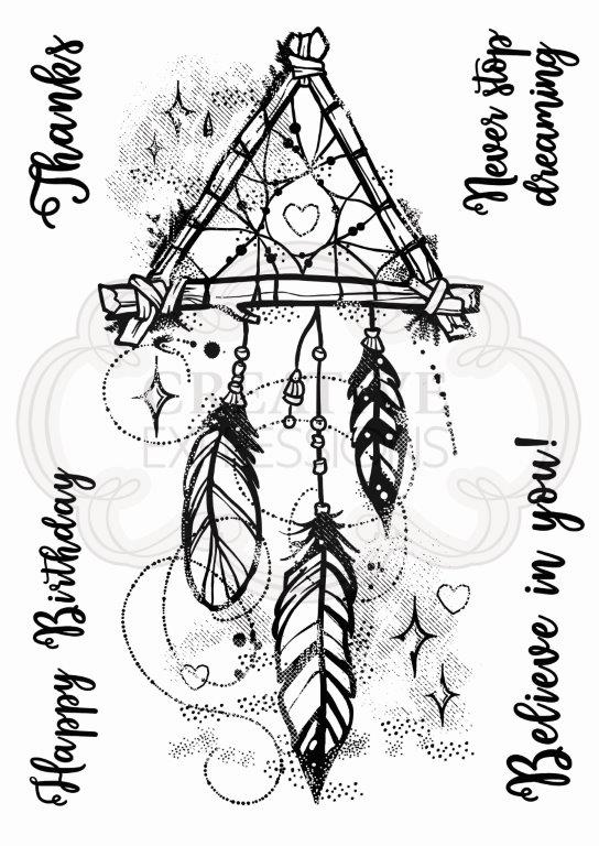 Woodware Clear Magic Stamp Set - Dream Catcher