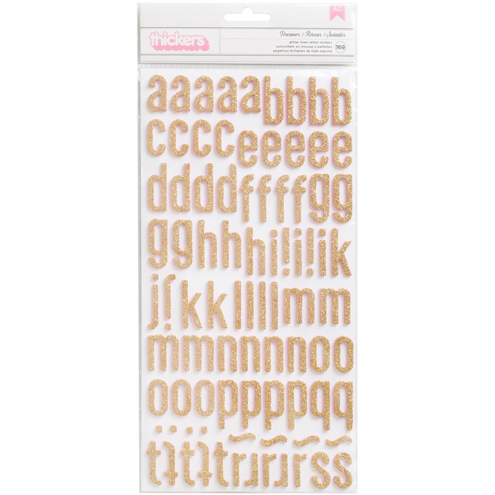 Crate Paper Chasing Dreams - Dreamer Glitter Foam Thickers