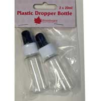 Woodware Plastic Dropper Bottles