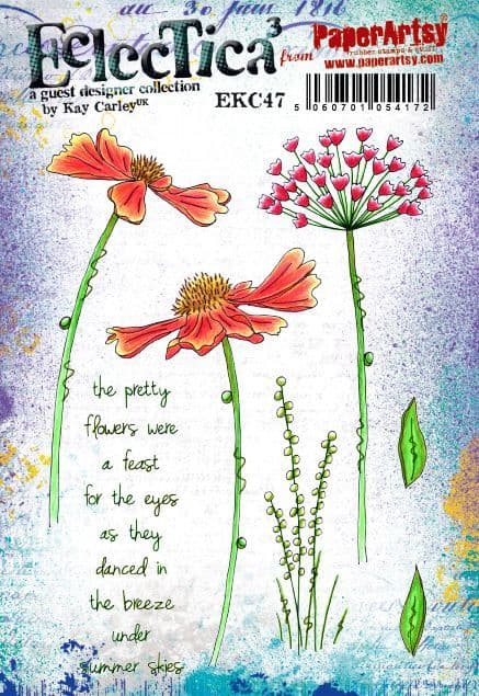 PaperArtsy Stamp Set - Eclectica³ Kay Carley 47