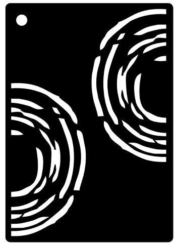 Creative Expressions Mini Stencil - Eclipse Circles