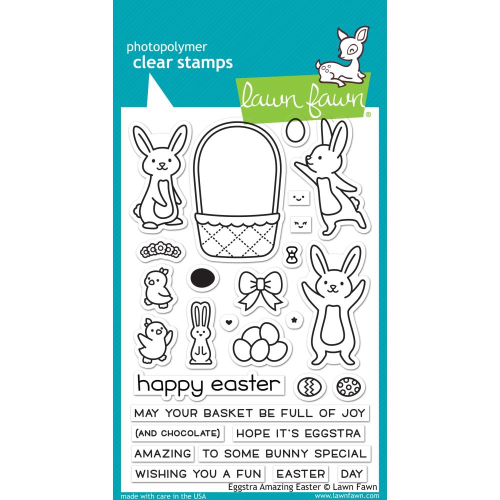 Lawn Fawn Clear Stamps - Eggstra Amazing Easter