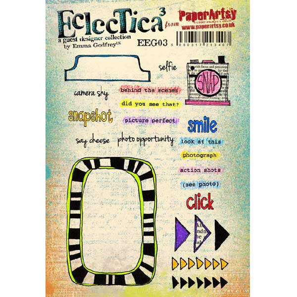 PaperArtsy Stamp Set - Eclectica�� Emma Godfrey 03